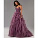 Evening Gown Prom Irregular Spaghetti-strap Mesh Long Dress - Magellan Fashion Shop