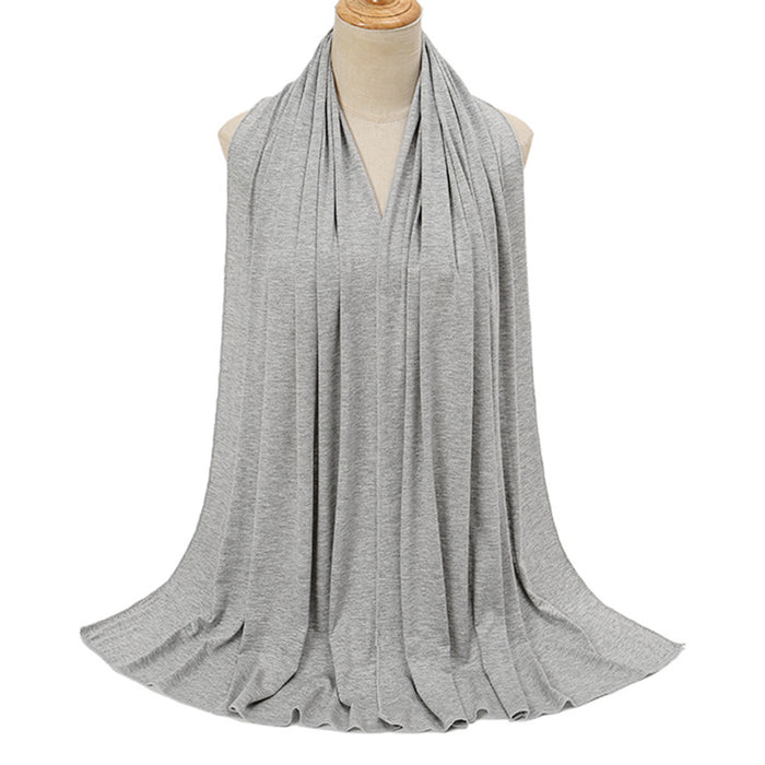 Solid Color Cotton Warm Shawl