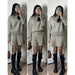 Women's All-matching Sweater Short Skirt Two-piece Suit - Magellan Fashion Shop