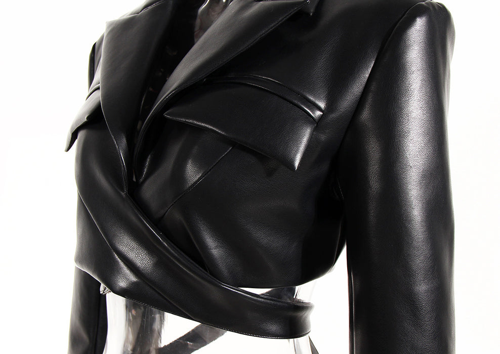 Full Open Cross Lace-up Waist-controlled Chest-flattering