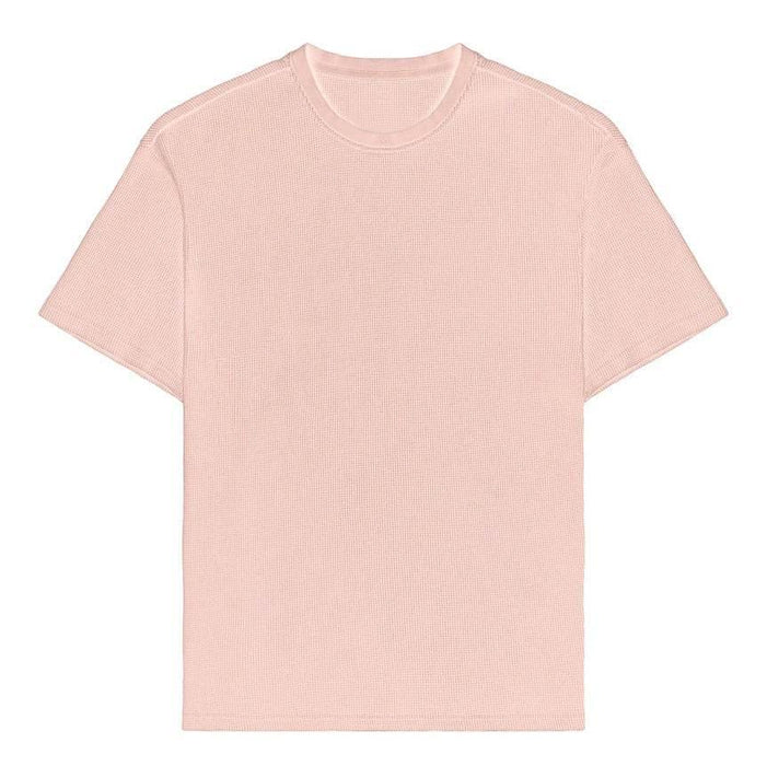 Sports Loose Cotton Fitness Short-sleeved Plaid Sports T-shirt - Magellan Fashion Shop