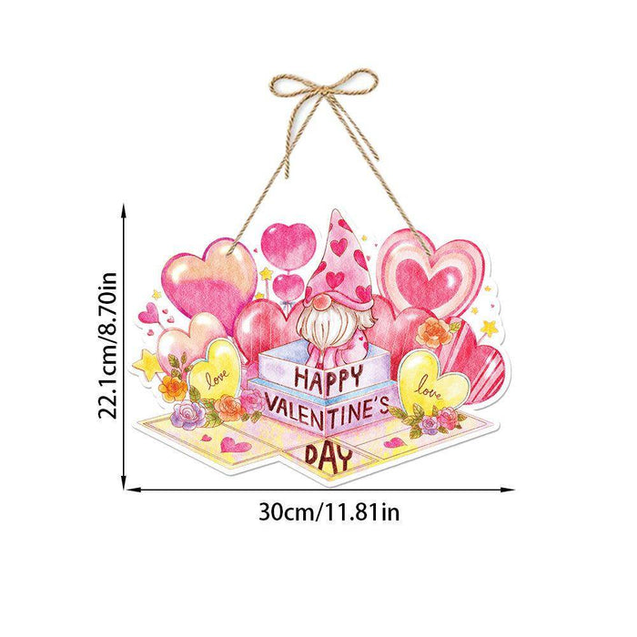 Valentine's Day Decorative Gift Garland Paper Door Hangers - Magellan Fashion Shop