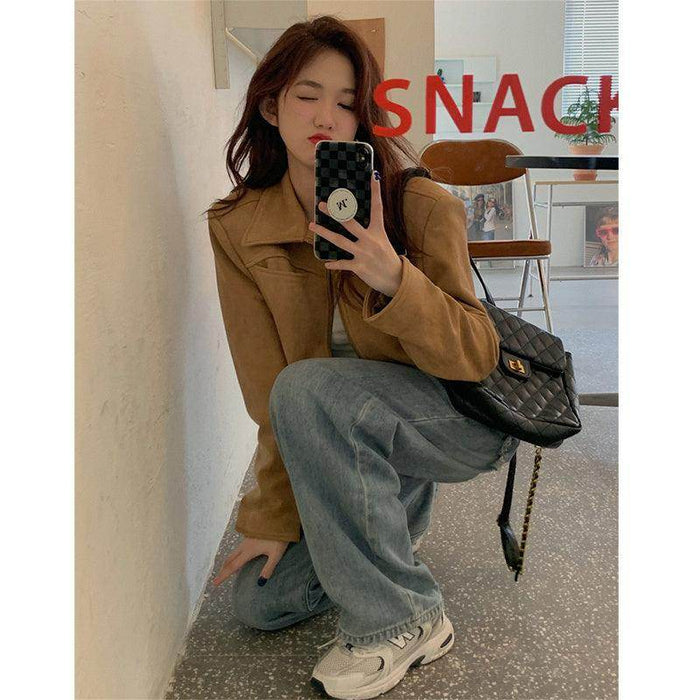 Spice Girls Lapel Long Sleeve Jacket - Magellan Fashion Shop