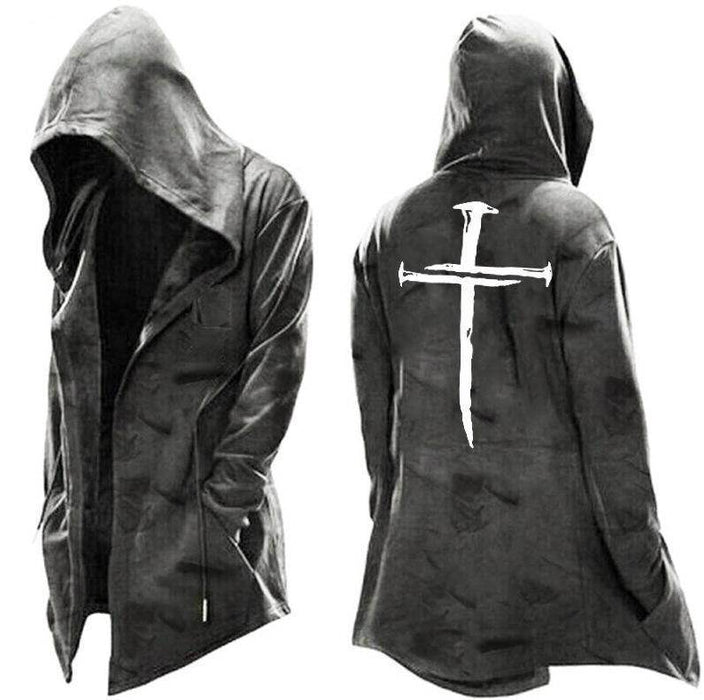 Men's Clothing New Cloak Simple Casual Hooded - Magellan Fashion Shop