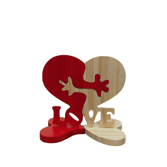 Heart-shaped Wooden Decoration Valentine's Day Gift - Magellan Fashion Shop