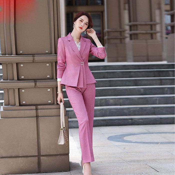 Simple Women's Solid Color Business Suit - Magellan Fashion Shop