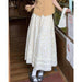 Sweet Lace Edge A- Line Skirt Temperament Slimming - Magellan Fashion Shop
