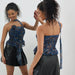 Three-dimensional Flower Tube Top Ruffled Vest - Magellan Fashion Shop