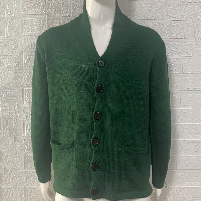 Autumn And Winter Solid Color Long-sleeved Coat