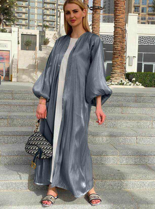 Eid Muslim Abaya Dress Kimono For Women Fashion Shining - Magellan Fashion Shop
