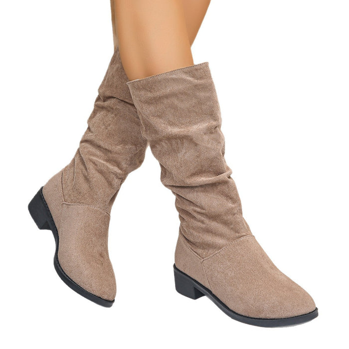 Women's suede boots plus size