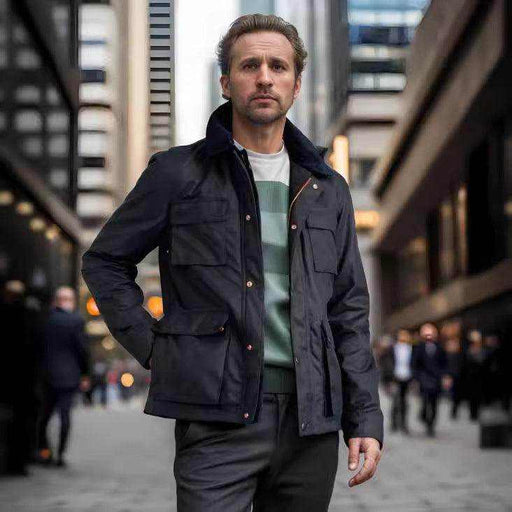 Fashion Solid Color Zipper Jacket Jacket Men - Magellan Fashion Shop