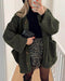 Women's Warm Winter Collarless Jacket - Magellan Fashion Shop