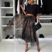 Leopard Print Elastic Waist Big Chiffon Skirt - Magellan Fashion Shop