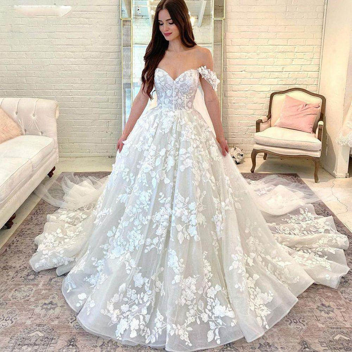 Light Wedding Dress French Trailing Simple - Magellan Fashion Shop