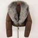 Fox Fur Collar Thick Short Down Jacket Coat - Magellan Fashion Shop