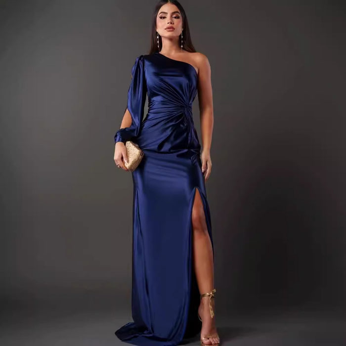 Women's One-shoulder Split Dress - Magellan Fashion Shop