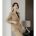 Lace-up Waist Suit Jacket Trouser Suit Women - Magellan Fashion Shop