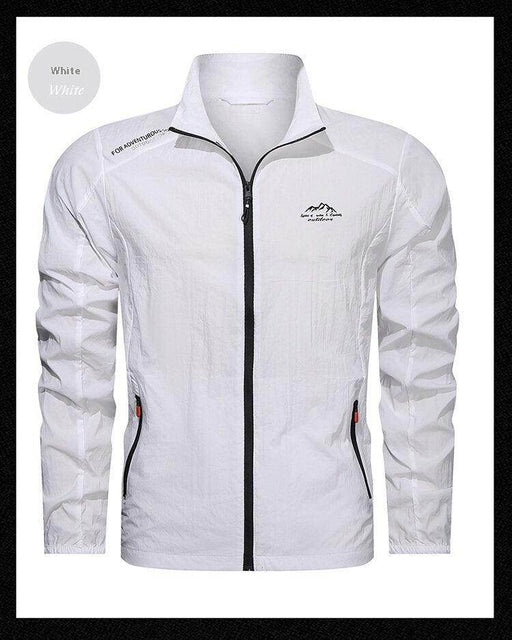 Men's Ultra-thin Stand Collar Sun-protective Clothing Quick-drying Breathable Sports Jacket - Magellan Fashion Shop