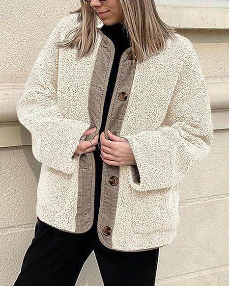Women's Warm Winter Collarless Jacket - Magellan Fashion Shop