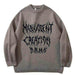 Graffiti Knitted Sweaters Men Hip Hop Print Setwear Jumper - Magellan Fashion Shop