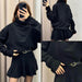 Women's All-matching Sweater Short Skirt Two-piece Suit - Magellan Fashion Shop
