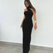 Street Style Slim-fit Long Ribbon Dress Women - Magellan Fashion Shop