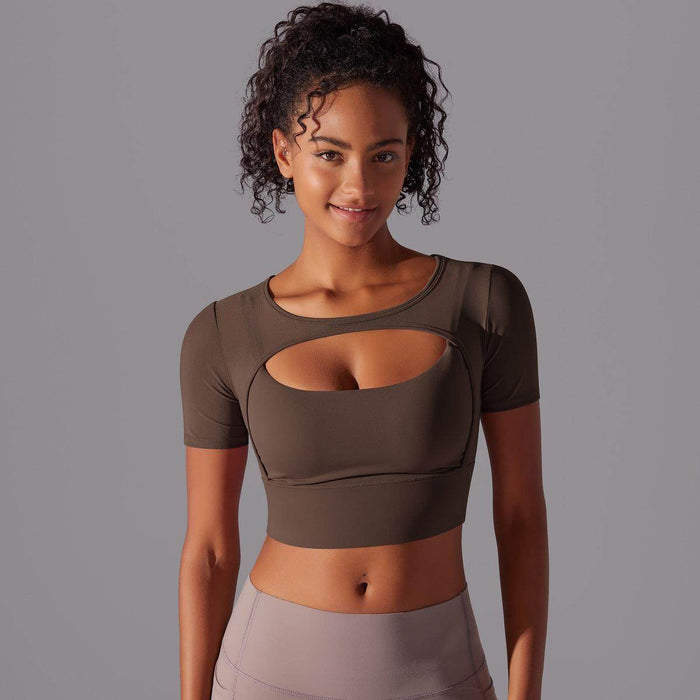 Fitness Double Layer Yoga Clothing Top Women - Magellan Fashion Shop