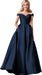 Off-the-shoulder Ball Gown Long - Magellan Fashion Shop