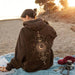 Moon Print Casual Hooded Sweatshirt - Magellan Fashion Shop