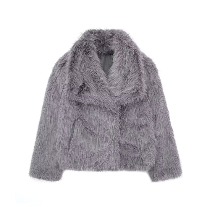Winter Plush Coat  Warm Thicken Fluffy