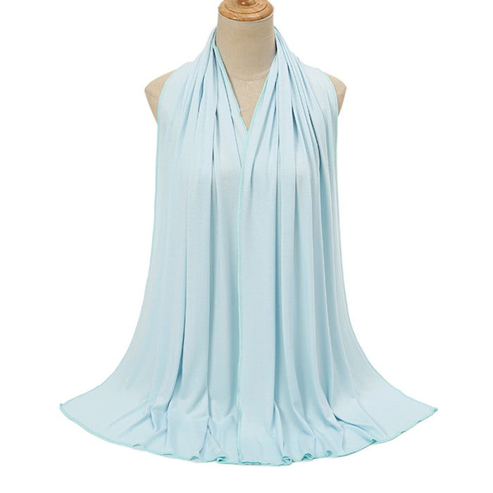 Solid Color Cotton Warm Shawl