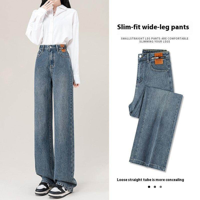 Autumn And Winter Narrow Loose Straight Jeans For Women - Magellan Fashion Shop