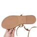 Flat Round Head Beach Holiday Sandals - Magellan Fashion Shop