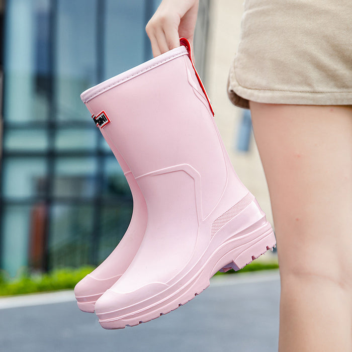 Women's Waterproof Non-Slip Rubber Rain Boots
