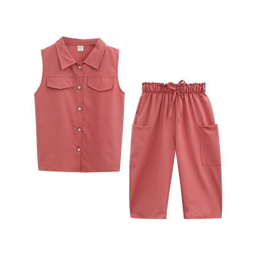 Two-piece Suit Girl Western Style Children Tooling Fashionable Princess - Magellan Fashion Shop