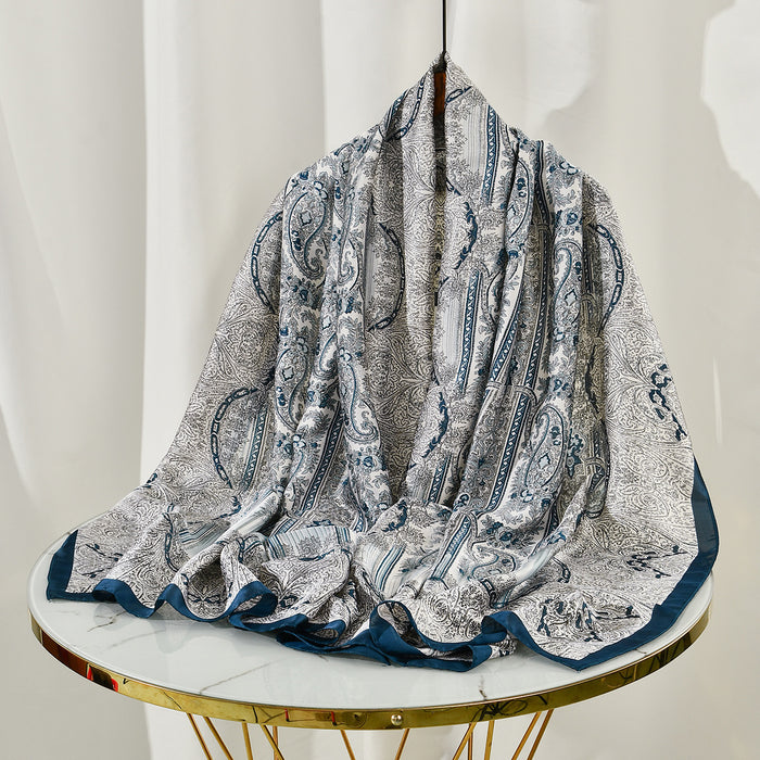 Cashew Printed Ethnic Style Scarf Shawl For Women