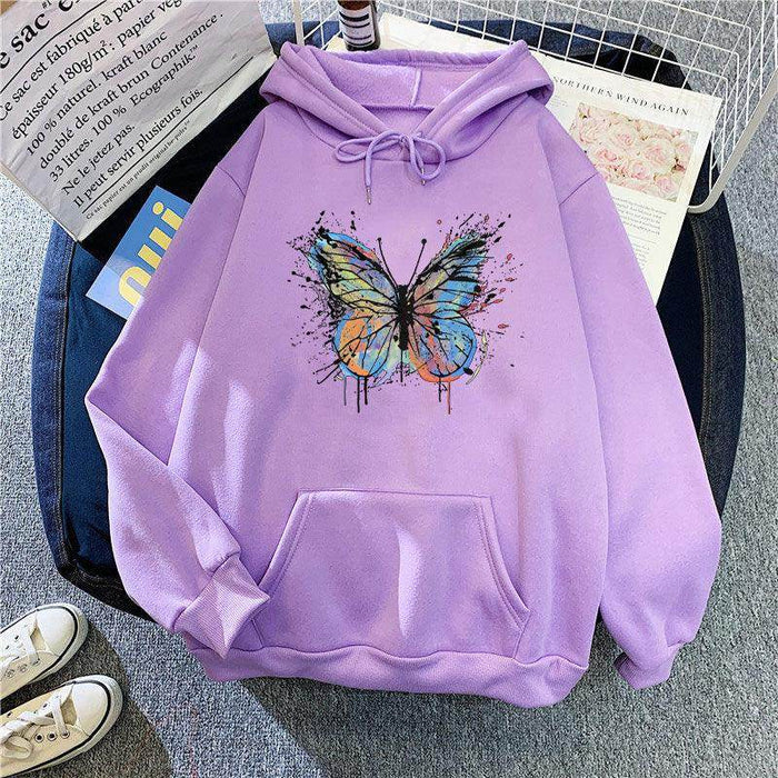 Plus Size Loose Hooded Sweater For Women - Magellan Fashion Shop