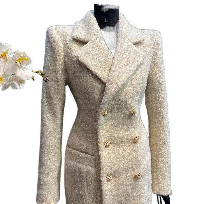 Women Woolen Temperament Coat - Magellan Fashion Shop