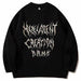 Graffiti Knitted Sweaters Men Hip Hop Print Setwear Jumper - Magellan Fashion Shop