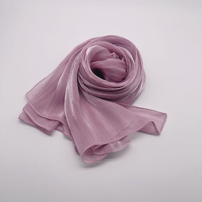Shiny Satin Scarf Malay Scarf