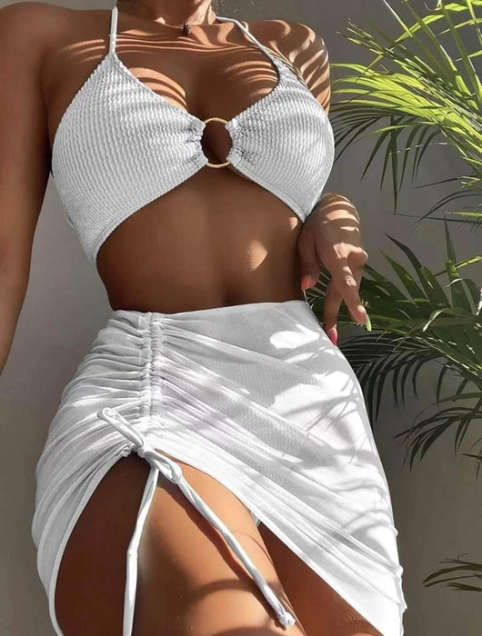 3pcs Halter Bikini Summer Fashion Beach Swimsuit For Women - Magellan Fashion Shop