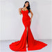 Long Evening Dress Off-the-shoulder Elegant Dress Party - Magellan Fashion Shop