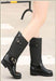 Thick Warm Women's Checked Rain Boots - Magellan Fashion Shop
