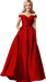 Off-the-shoulder Ball Gown Long - Magellan Fashion Shop