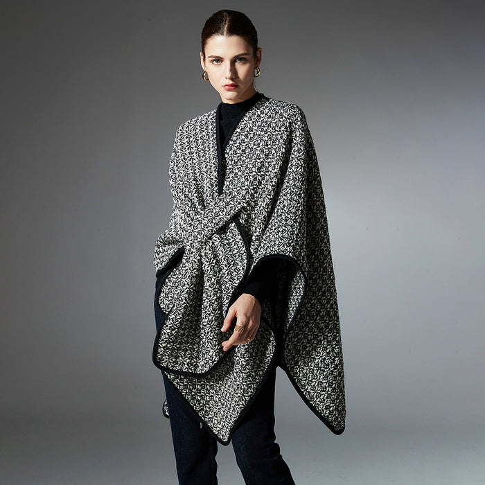 Women's Polange Wool Buckle Shawl