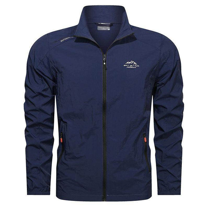 Men's Ultra-thin Stand Collar Sun-protective Clothing Quick-drying Breathable Sports Jacket - Magellan Fashion Shop