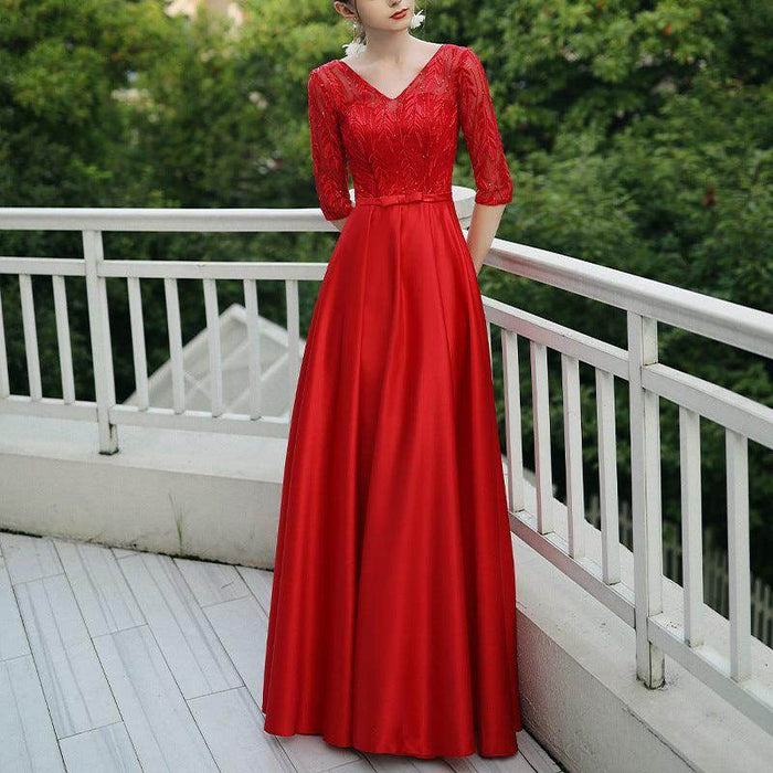 Banquet Party Elegant Evening Dress Women – Perfect Blend of Style and Grace - Magellan Fashion Shop