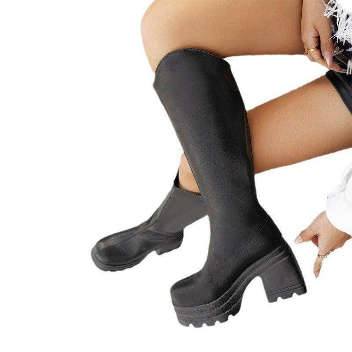Women's Fashion Personality High Heel Riding Boots - Magellan Fashion Shop