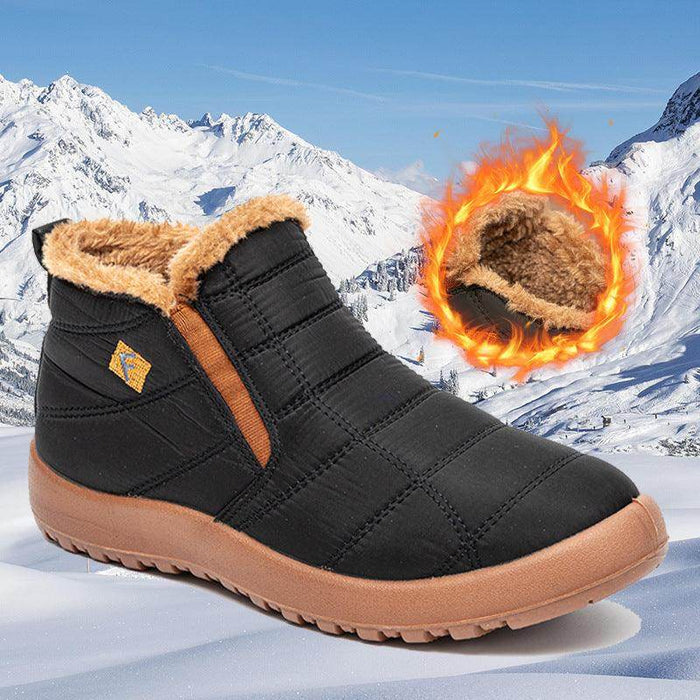Women's Shoes Fleece Lined Padded Warm Keeping Snow Boots - Magellan Fashion Shop